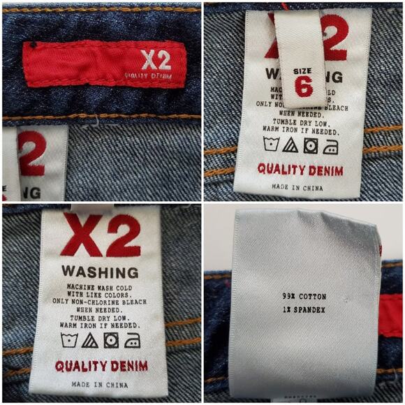 Express X2 Cuffed Denim Capri Jeans - Picture 9 of 9